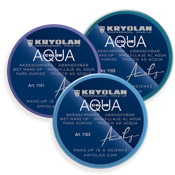 Kryolan Professional Make-up Aquacolor - Blue/Purple