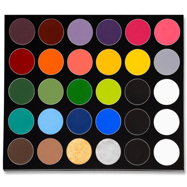 Mehron Paradise Makeup, 30 Color AQ Palette, Assortment