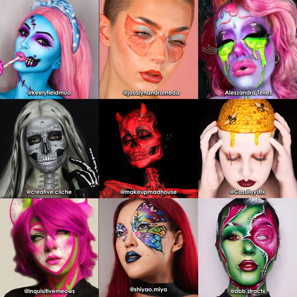 Mehron Paradise Makeup, 30 Color AQ Palette, Assortment