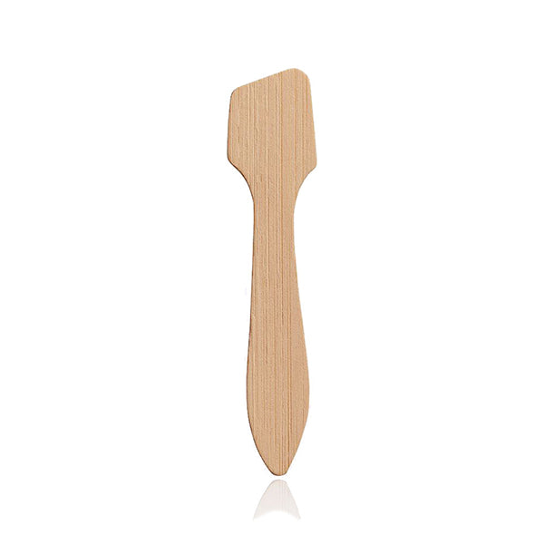Alcone Company Disposable Bamboo Angled Spatula, 50 Count