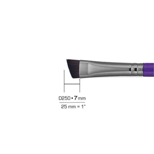 Cozzette Beauty Series-D Brushes, D250 Perfect Angled Eyebrow Mini