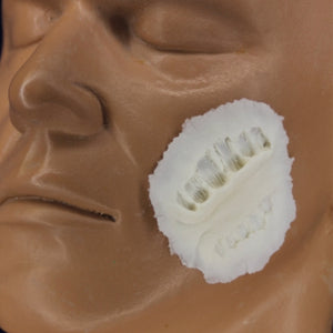 Rubber Wear Foam Latex Prosthetic Bite Mark #1