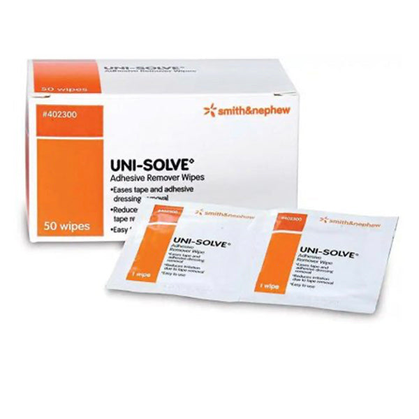 Smith & Nephew Uni-Solve Adhesive Remover Wipes 50 pack