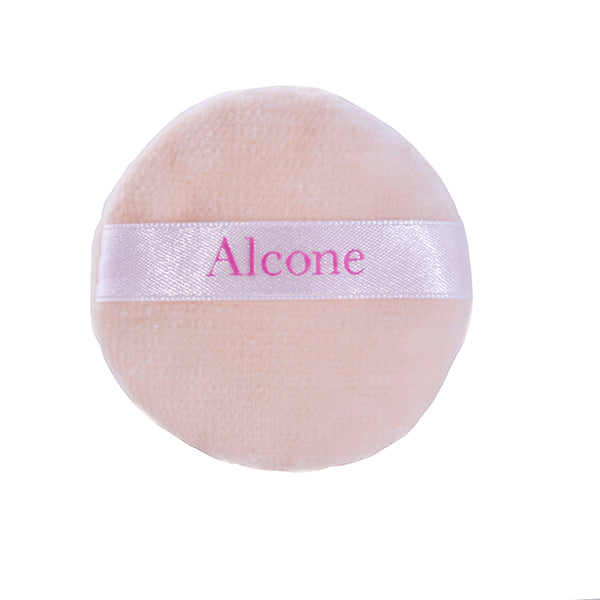 Alcone Company Large, soft velour powder puffs are ideal for applying product over larger areas. With ribbon.