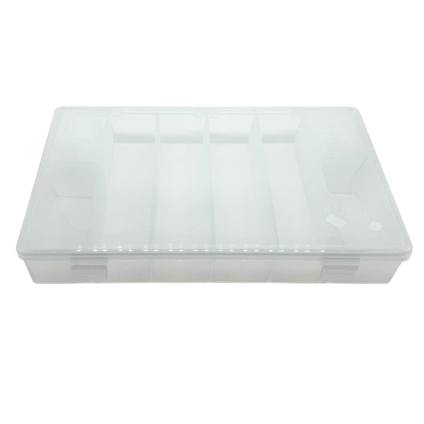 Alcone Company Empty Plastic Container with Adjustable Dividers