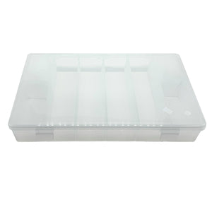 Alcone Company Empty Plastic Container with Adjustable Dividers