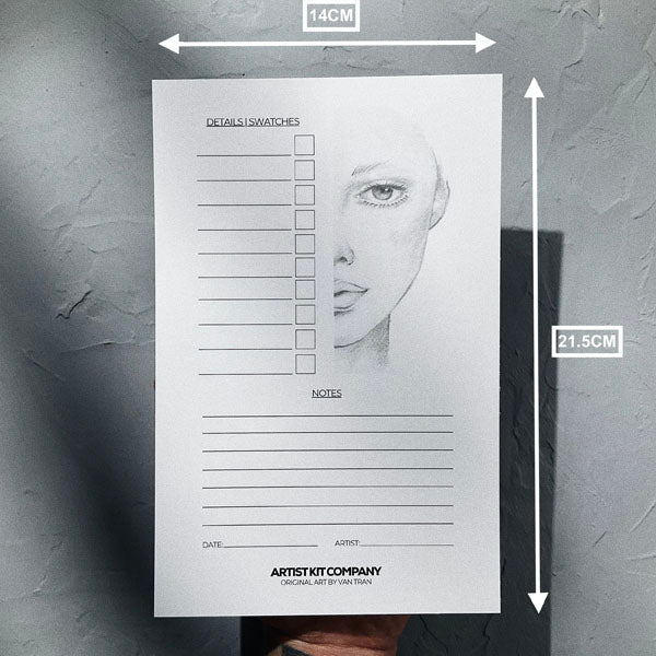 Artist Kit Company Face Chart Half (30 pc)