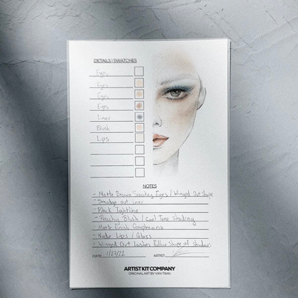 Artist Kit Company Face Chart Half (30 pc)