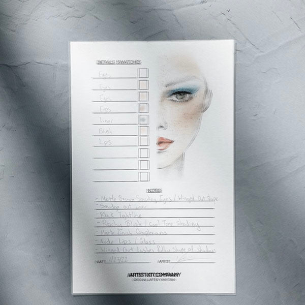 Artist Kit Company Face Chart Half (30 pc)