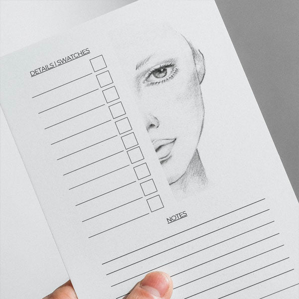 Artist Kit Company Face Chart Half (30 pc)
