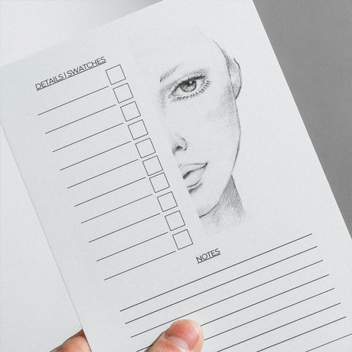 Artist Kit Company Face Chart Half (30 pc)
