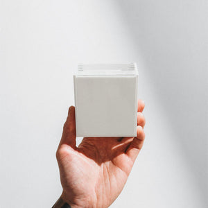 Artist Kit Company Flip-top box for storing swabs, disposables, or whatever you like for a tidy makeup station.