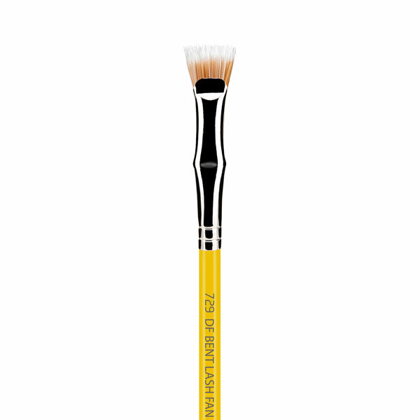 Bdellium Tools Studio Brushes 729 DF Bent Mascara Fan