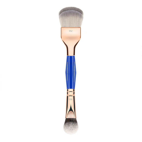 Bdellium Tools Golden Triangle 961 Double-Ended Small Rounded Double Dome Blender Brush