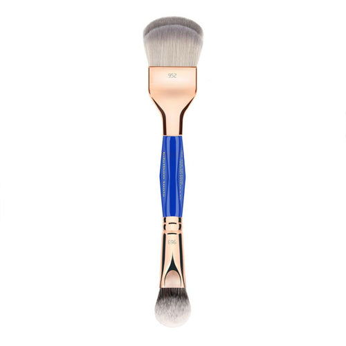 Bdellium Tools Golden Triangle 961 Double-Ended Small Rounded Double Dome Blender Brush