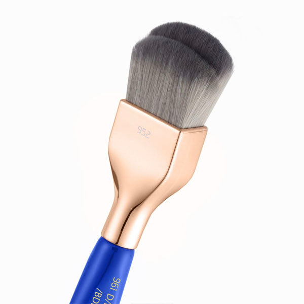 Bdellium Tools Golden Triangle 961 Double-Ended Small Rounded Double Dome Blender Brush