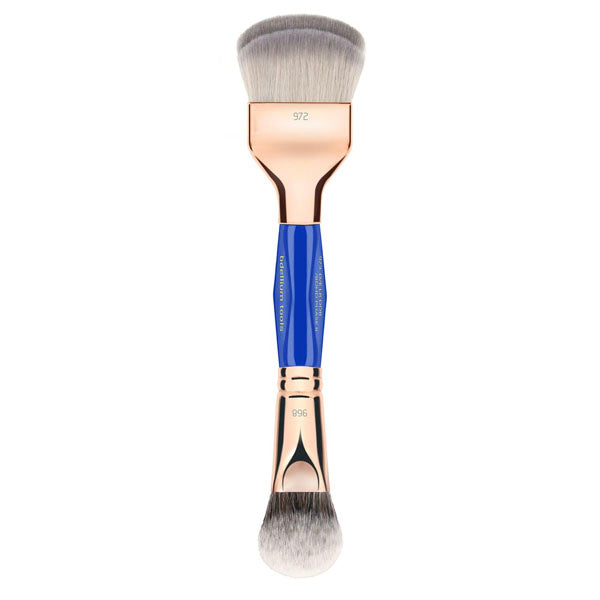 Bdellium Tools Golden Triangle 973 Double-Ended Large Rounded Double Dome Blender Brush