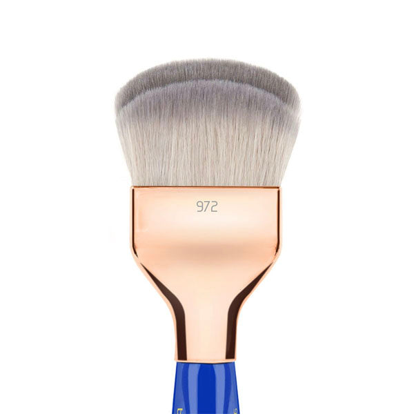 Bdellium Tools Golden Triangle 973 Double-Ended Large Rounded Double Dome Blender Brush