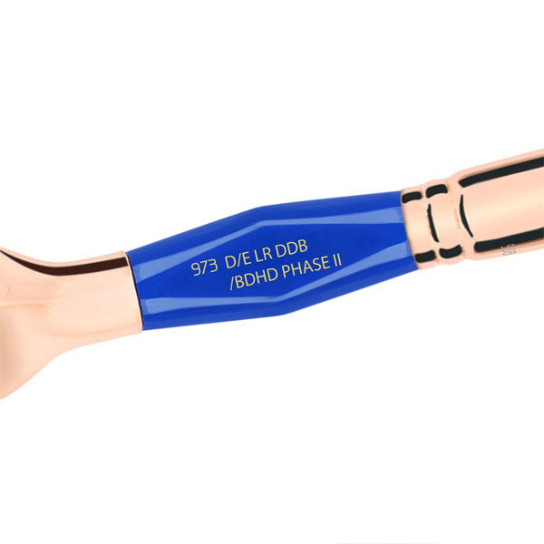 Bdellium Tools Golden Triangle 973 Double-Ended Large Rounded Double Dome Blender Brush