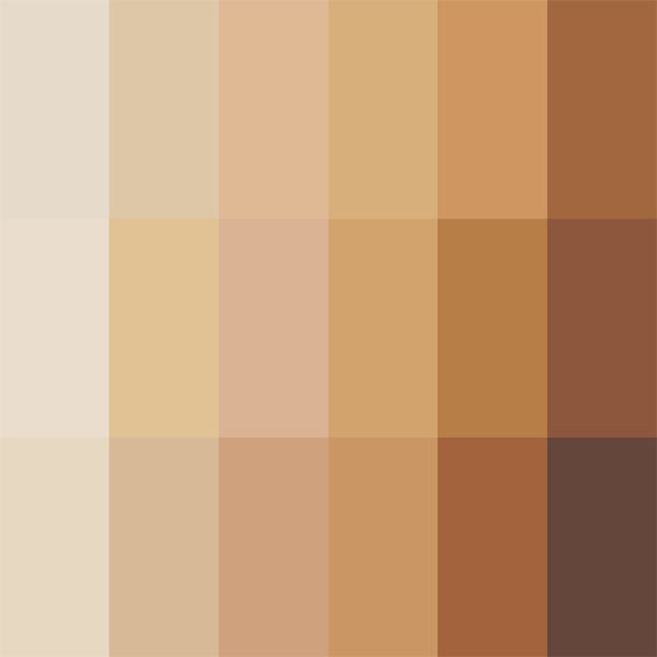 Ben Nye Matte HD Foundation Palette, Diverse Harmony, HDPF-10