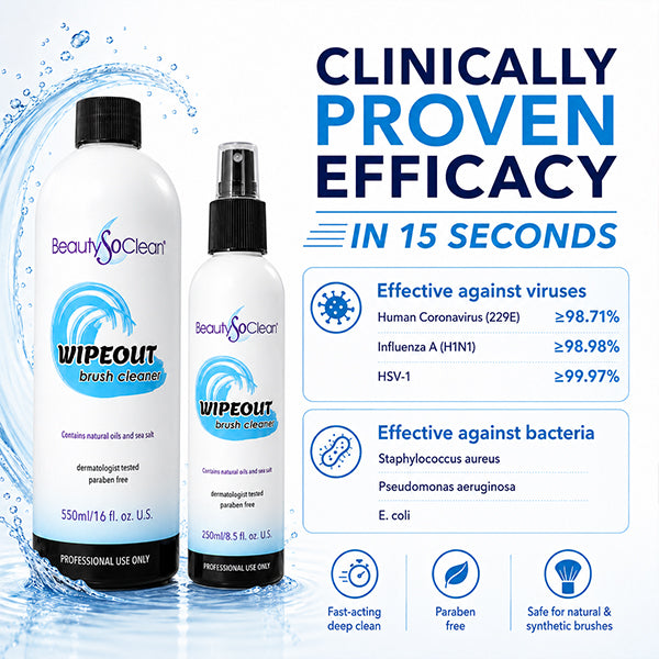 BeautySoClean Wipeout Brush Cleaner