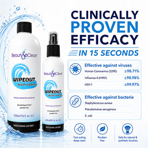 BeautySoClean Wipeout Brush Cleaner