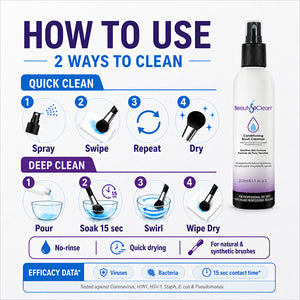 BeautySoClean Conditioning Brush Cleanser Spray