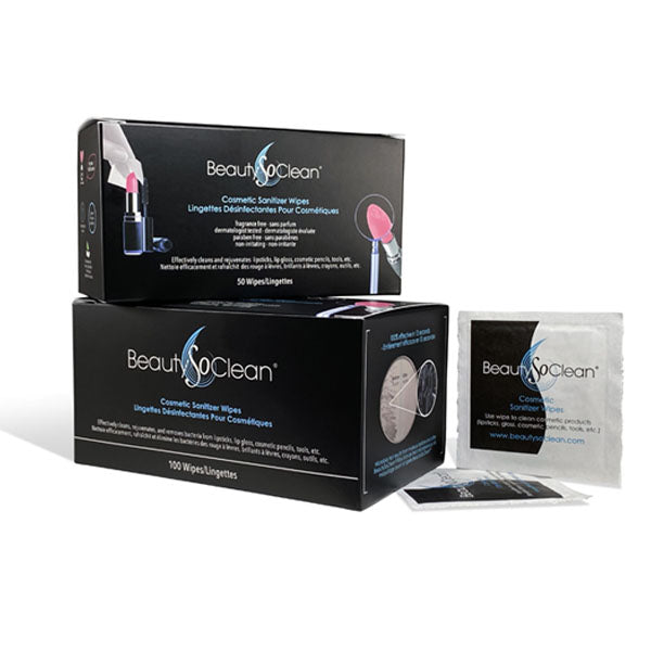 BeautySoClean Cosmetic Sanitizer Wipes