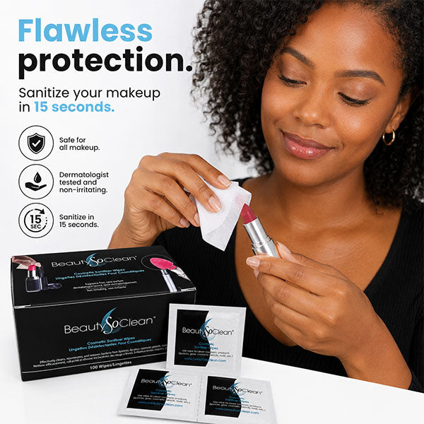 BeautySoClean Cosmetic Sanitizer Wipes