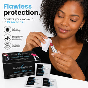 BeautySoClean Cosmetic Sanitizer Wipes