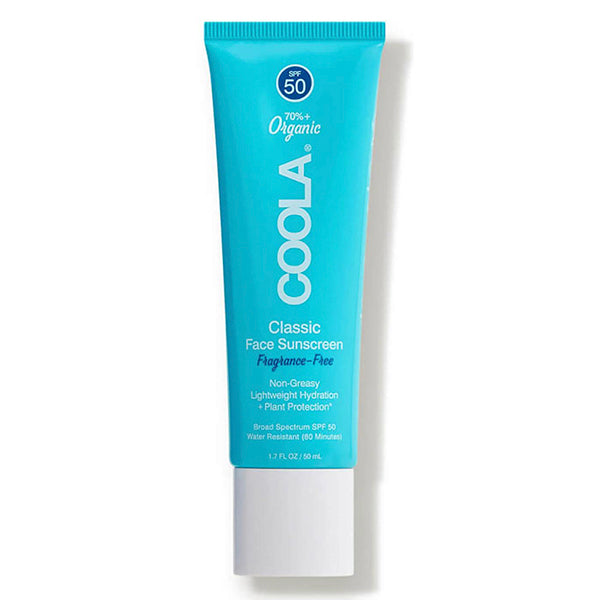 COOLA Classic Face Sunscreen Lotion - SPF50, Fragrance-Free