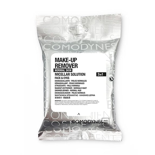 Comodyne Micellar Make-up Remover Towelettes, Normal Skin - 20 per pack