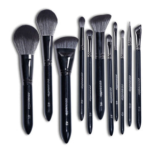 Cozzette Beauty Infinite Black Makeup Brush Set (11pc)