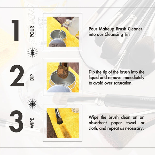 Cinema Secrets Makeup Brush Cleaner Tropical Lemon