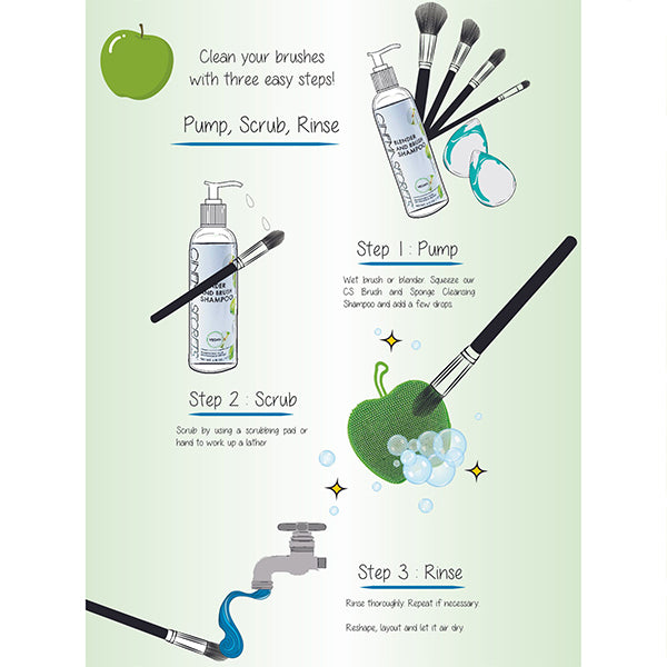 Cinema Secrets Brush and Sponge Cleansing Shampoo