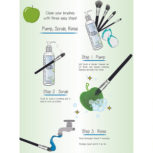 Cinema Secrets Brush and Sponge Cleansing Shampoo