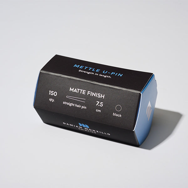 Damian Monzillo Matte Hair Pins, Mettle - Straight 7.5cm