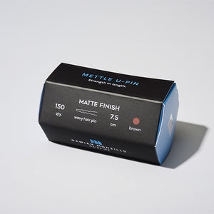 Damian Monzillo Matte Hair Pins, Mettle - Wavy 7.5cm