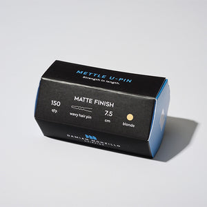 Damian Monzillo Matte Hair Pins, Mettle - Wavy 7.5cm