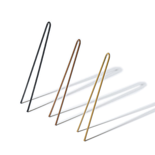 Damian Monzillo Matte Hair Pins, Mettle - Straight 7.5cm