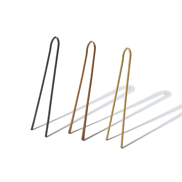 Damian Monzillo Matte Hair Pins, Subtle - Straight 4.5cm