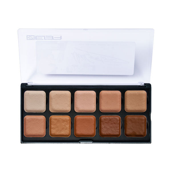European Body Art Encore Skin Tone Palette, Light To Dark