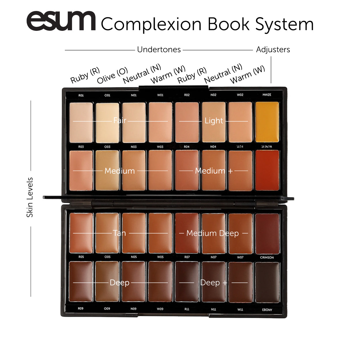 Esum Cosmetics The Perfect Finish Complexion Book