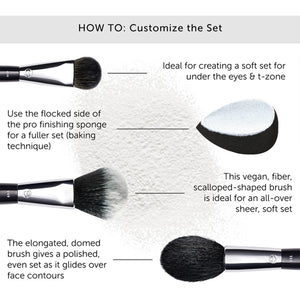 Esum Cosmetics Pro Finishing Sponge w/ Flocked Side