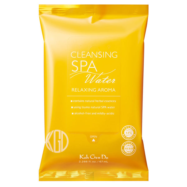 Koh Gen Do Spa Cleansing Water Cloths - Refresh (Yellow)