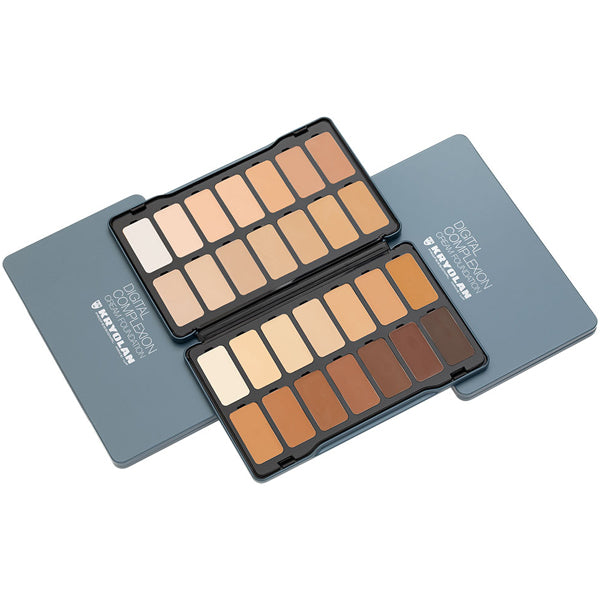 Kryolan Professional Make-up Digital Complexion Foundation Palette 28 Colors