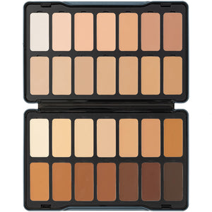 Kryolan Professional Make-up Digital Complexion Foundation Palette 28 Colors