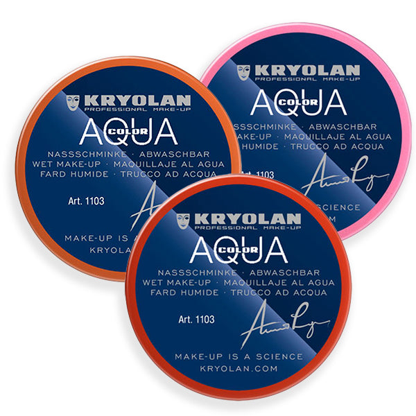 Kryolan Professional Make-up Aquacolor - Red/Orange