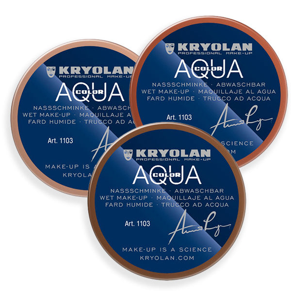 Kryolan Professional Make-up Aquacolor - Neutrals