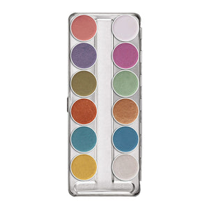 Kryolan Professional Make-up Aquacolor Interferenz Palette